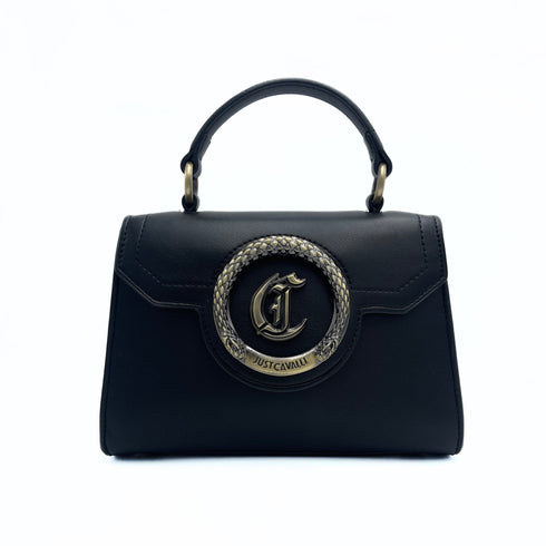 Just Cavalli Borse a mano Borsa Donna con logo in metallo frontale Nero P24 - JUST CAVALLI76RA4BZ3ZS749 - 899 - UNI - Francavilla Moda